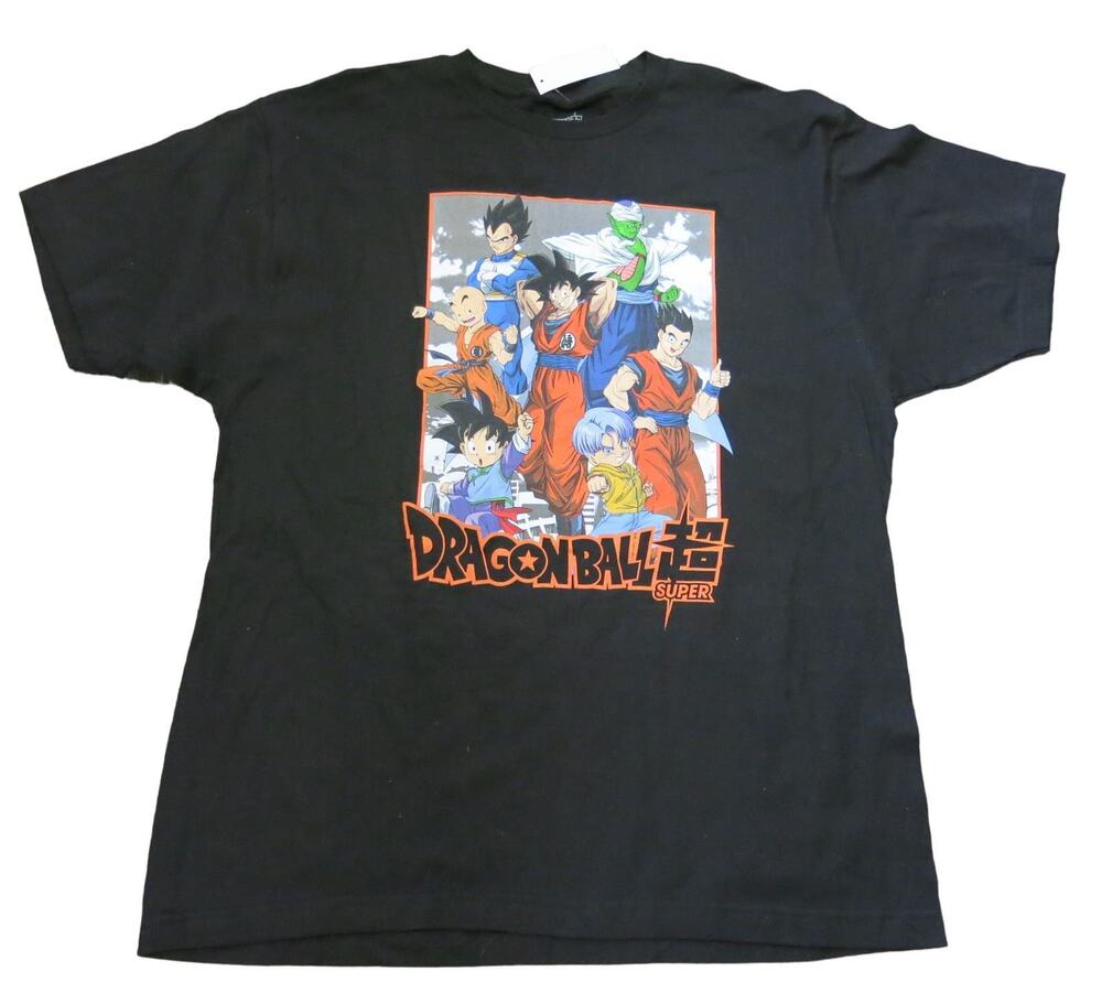 DRAGON BALL Z SUPER Anime Character *NWT* T Shirt Size XL Men Gaming Black